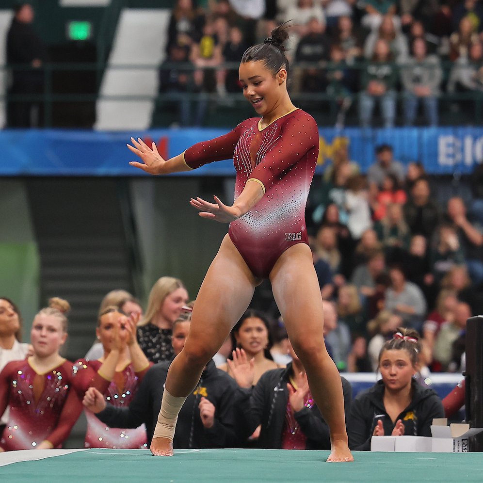 For the first time since 1989, the #Gophers took home B1G titles in ALL FOUR events ✔️

History was made at the <a href="/B1GGymnastics/">Big Ten Gymnastics</a> Championships 💛

#Team50 x #TogetherWeRise