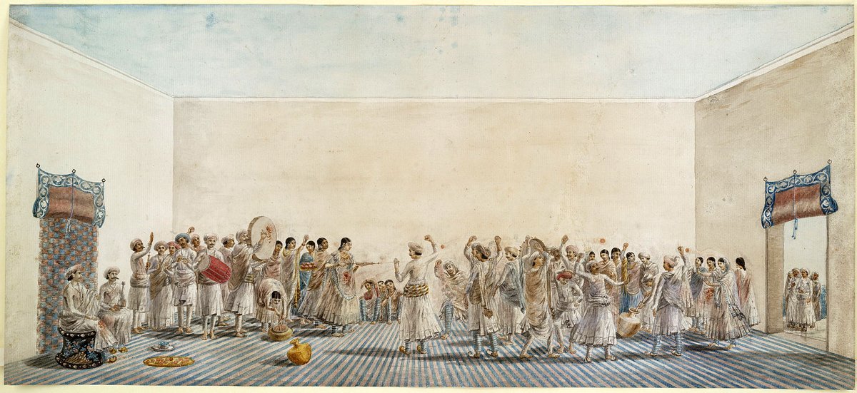 FollowBihar's tweet photo. Holi Festival in Patna Courtyard 1795
📷Patna style / British Library 🎉🎊 https://t.co/1yye1mPb1F