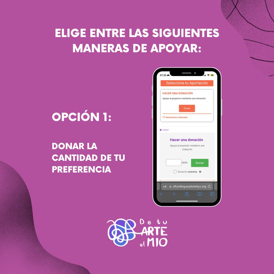 DetuArte_alMio's tweet photo. Buscamos usar el poder del arte para imaginar futuros y reinventar realidades. ¿Te quieres unir? Conoce más en https://t.co/QtKaiZhC3m 😉
#ExplorerbyX #SantanderX #EmprendimientoSocial #Crowdfunding @ExplorerByX https://t.co/9dywlkyJFC