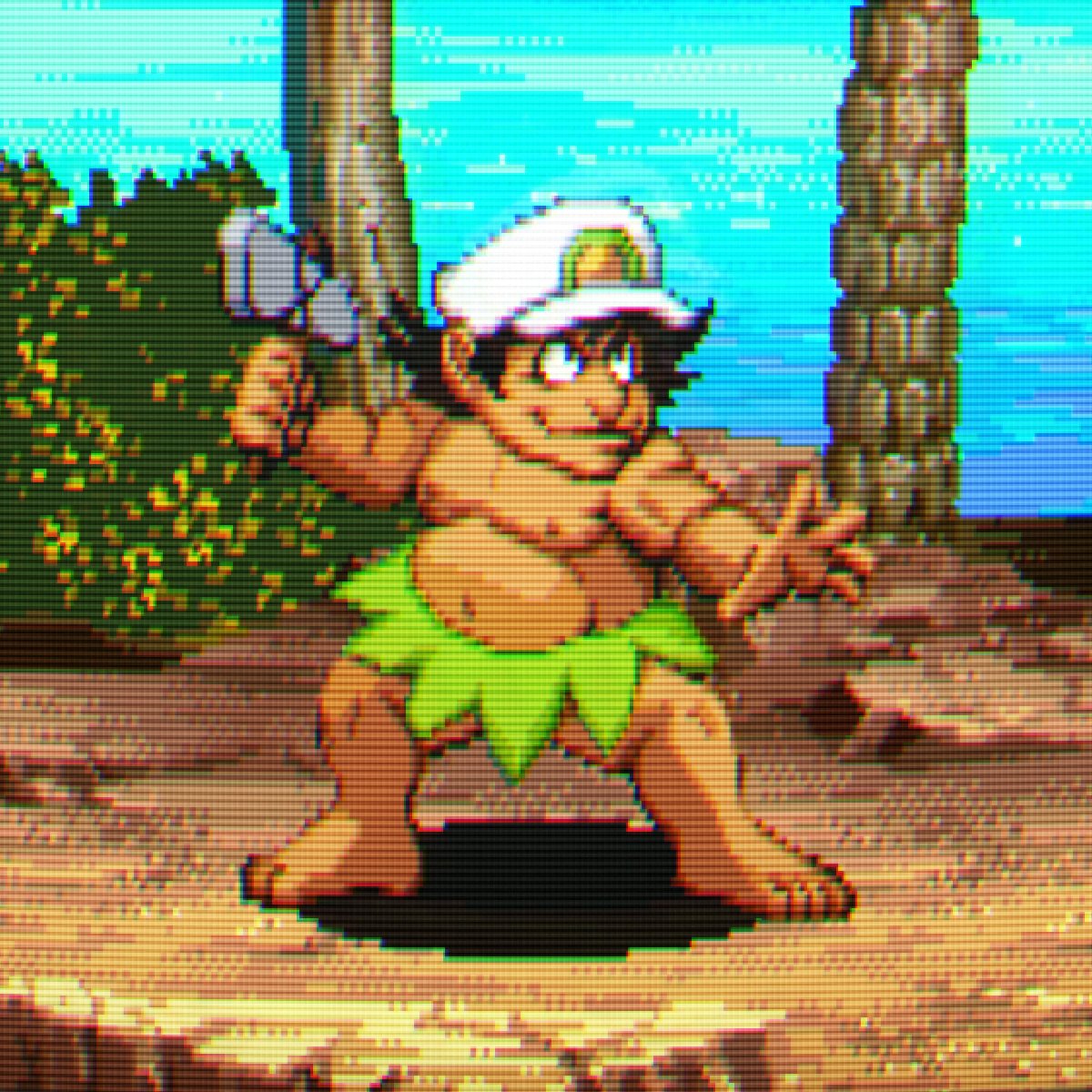 Master Higgins/ Takahashi Meijin (高橋名人) from Adventure Island
