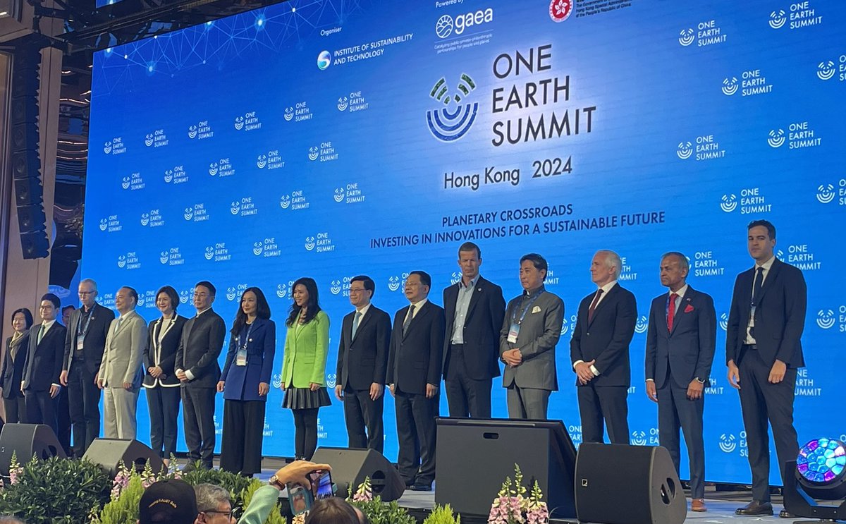 Hong Kong Chief Executive John Lee announces HK-listed companies will face stronger sustainability disclosures at the One Earth Summit but doesn’t comment on new Article 23 security law to ease concerns.