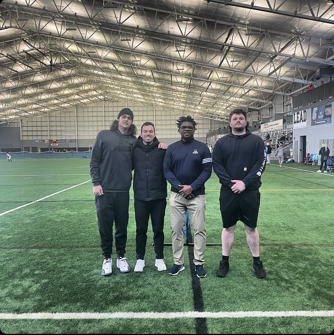 Great week at the facility! Several BIG time commits, including these 2 monsters. NEXT COMBINE IS 4/20! Who’s next?! #THEPROG24M #K1NGS