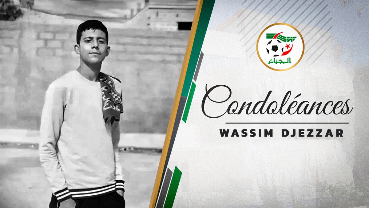 🇩🇿🕊️ FLASH | Le jeune joueur algérien Wassim #Djezzar, âgé de 17 ans, est décédé en plein match après avoir reçu un coup fatal au niveau des parties intimes lors d’un duel. La rencontre se serait déroulée sans la présence d'une ambulance.