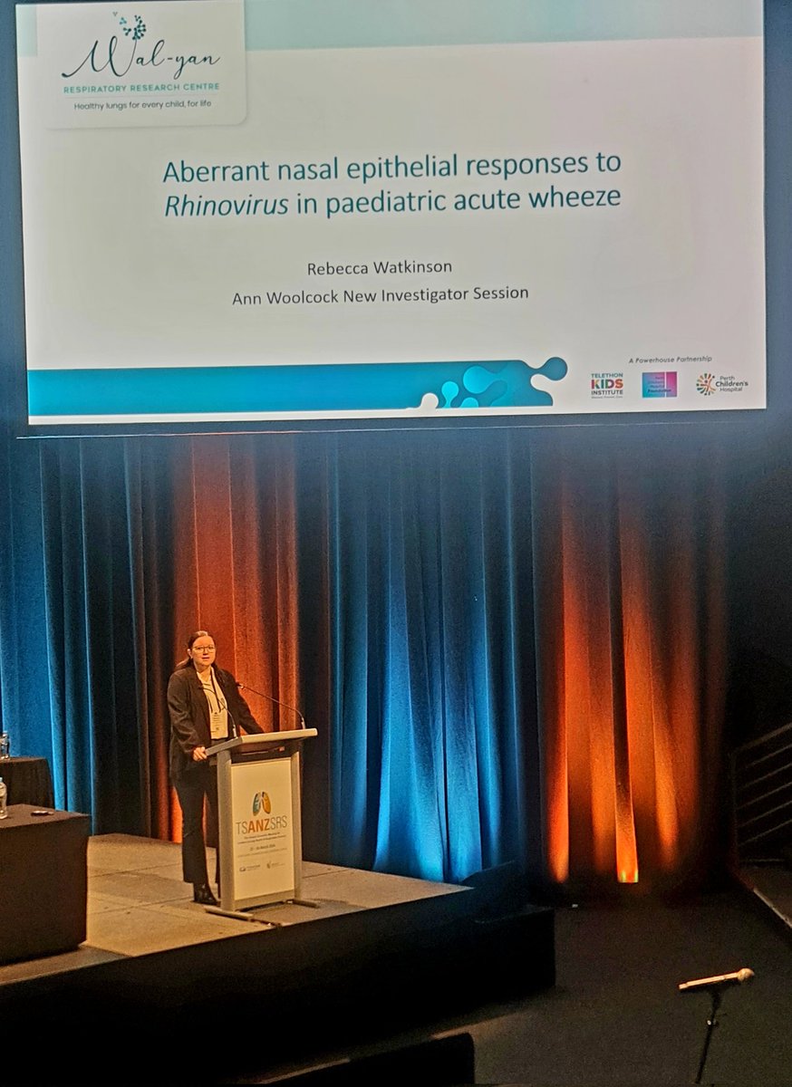 Stellar performance by @becwatk on your work during the Ann Woolcock session at #tsanz2024. Great end to your Phd journey and you not only told your story. Be proud!You sold it! @WalyanCentre @telethonkids @UWAresearch