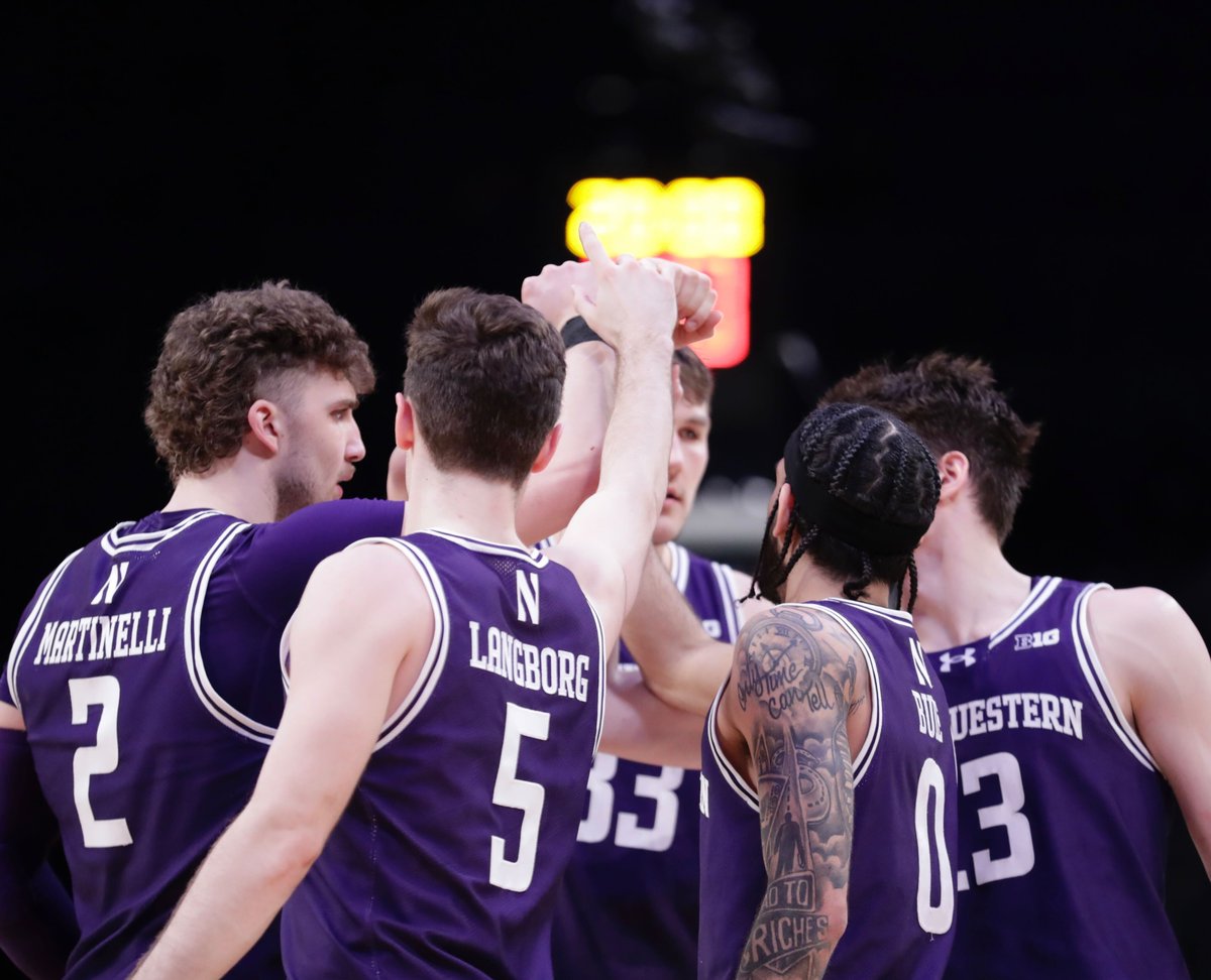 Thank you for another memorable season, @NUMensBball—you made all of Northwestern proud 💜