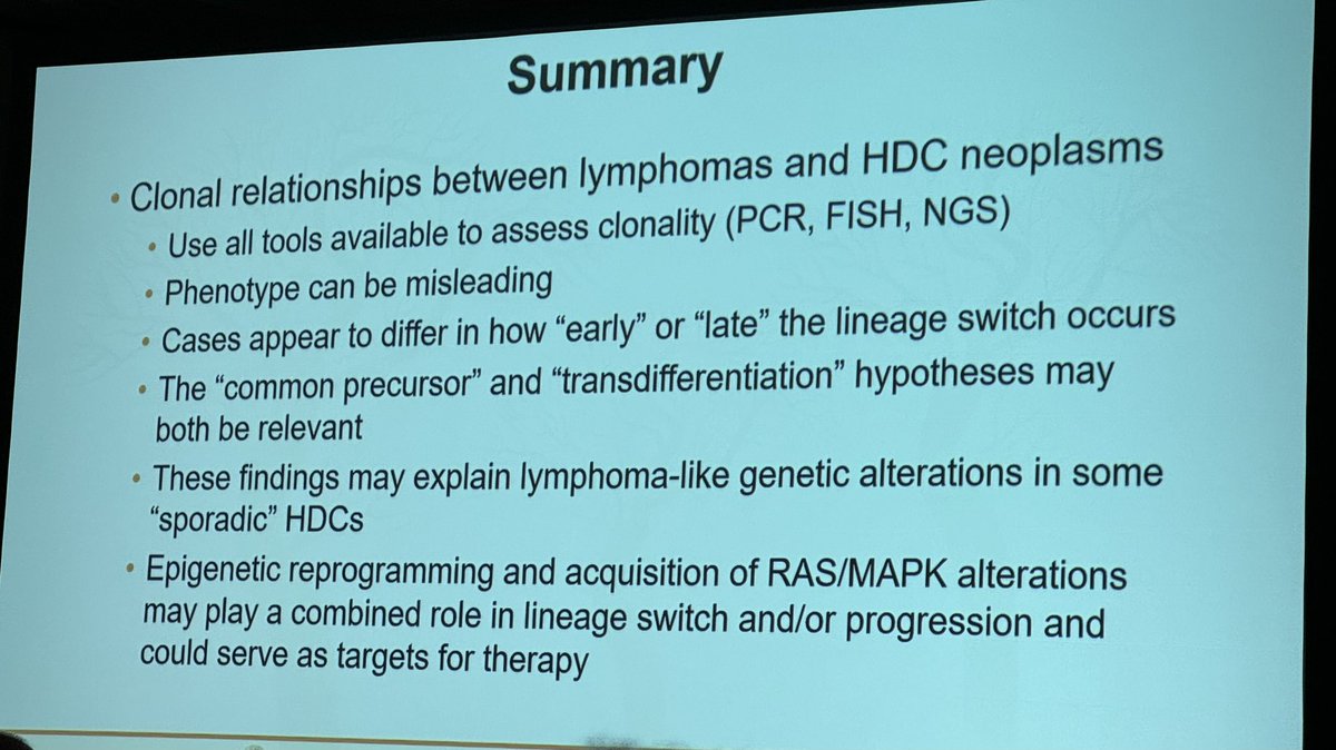Histiocytic transdifferentiation of lymphomas by Dr Andrew Feldman @MayoClinicPath @SocforHemepath #USCAP2024 #lymsm #PathTwitter