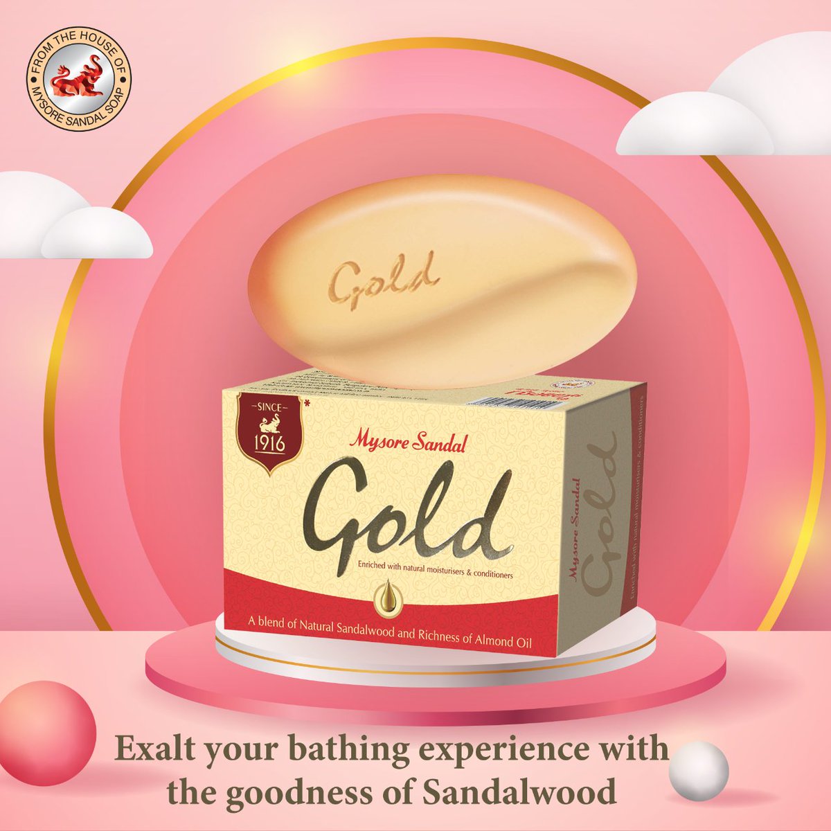 Elevate your bathing routine with Mysore Sandal Gold Soap ✨ Infused with the goodness of sandalwood, it leaves your skin nourished and refreshed. 🛁✨ 

#MysoreSandal #LuxuryBathing #PureIndulgence #MysoreSandal #PureSandal #NaturalSkinCare #mysoresandalproducts