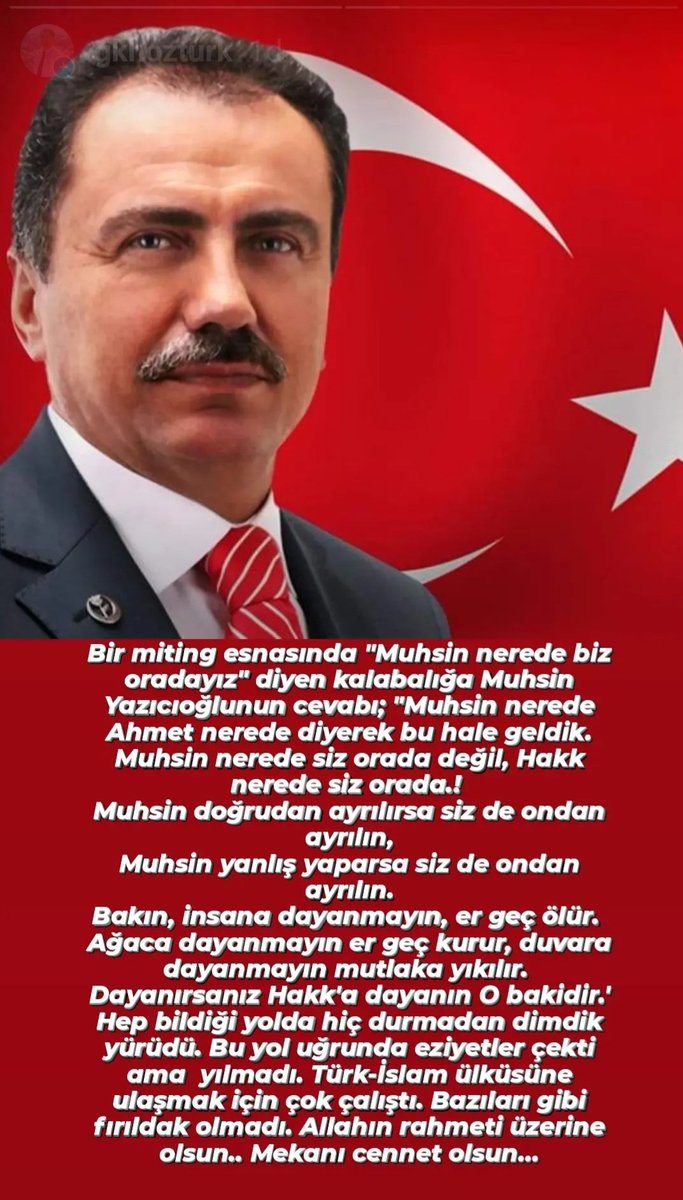 #MuhsinYazıcıoğlu