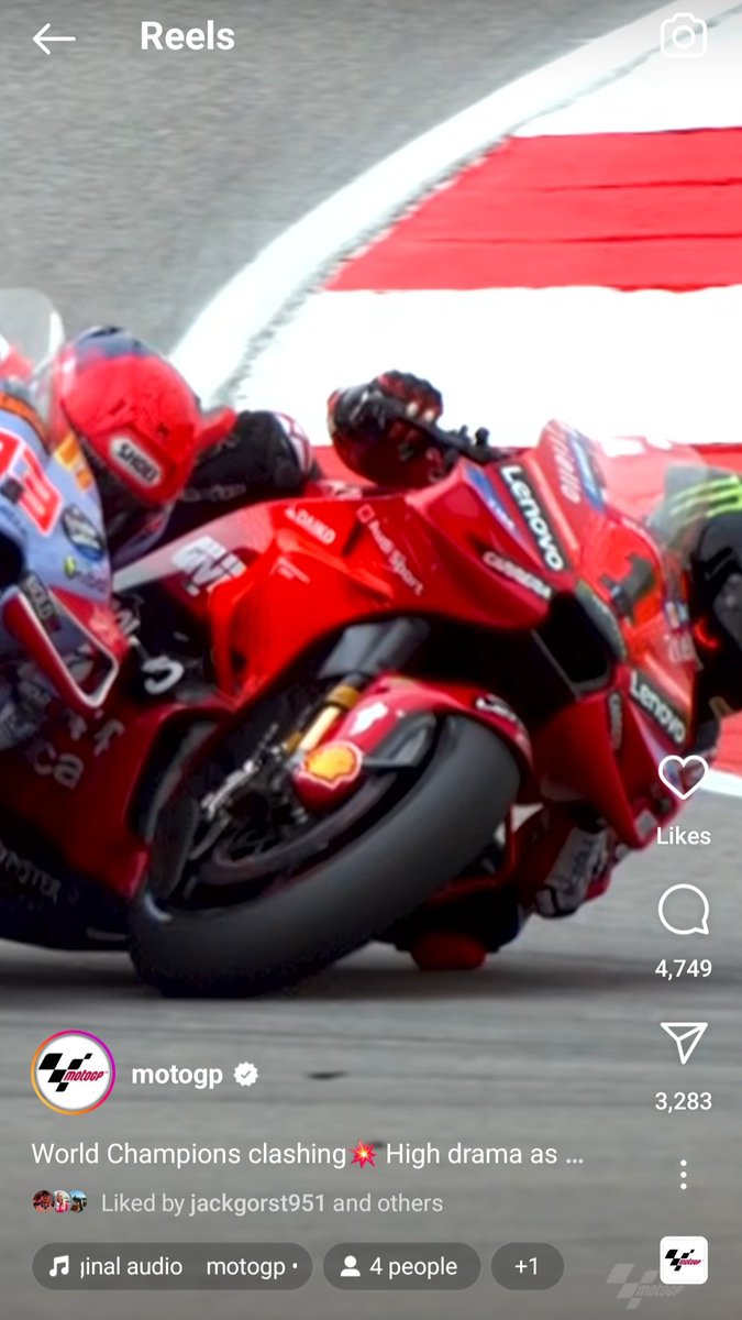 When I saw the Bagnia / Marquez incident the 1st time I could not see anyone at fault. 2nd replay I thought it was Marc's fault. 3rd time I considered it could be Pecco's 🤔. .. and repeat. Just 2 great riders wanting the same piece of tarmac.