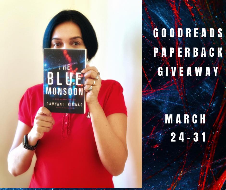 My eyes are inflamed, so I'm off screens for a bit. 

Not much I can do to support the #Goodreads #Giveaway of The Blue Monsoon, (8 paperbacks up for grabs!) so it's over to you, #booktwt .

All entries, adds on Goodreads, reposts and likes deeply appreciated! 😭😭

<a href="/2023Debuts/">2023Debuts</a>