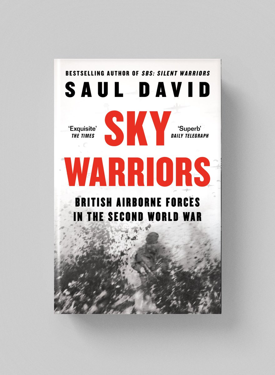 One month to the release of my new book SKY WARRIORS, the first time the full WW2 history of British airborne forces has been told. Here's the final, tweaked cover with Sten-wielding British para.