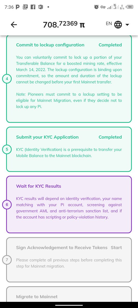 mavereki's tweet photo. @PiNews_6 Mine has been like this since two years. KyC verified but not reflecting in my pi mainnet. Pls help https://t.co/Va9qnSqU1w