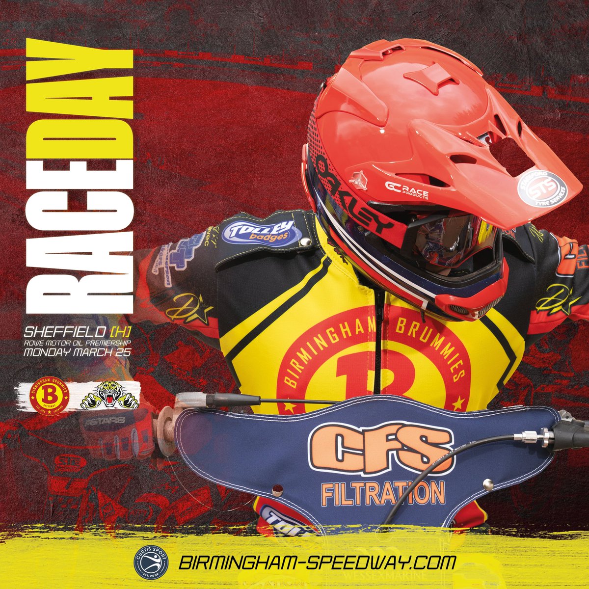 Right here, right now! ▶️

𝗥𝗔𝗖𝗘𝗗𝗔𝗬 #️⃣2️⃣ - and it’s time to do battle on home shale. Let’s pack Perry Barr! 🔊

#BIRSHE 🏁 | <a href="/SpeedwayGB/">Official British Speedway</a>