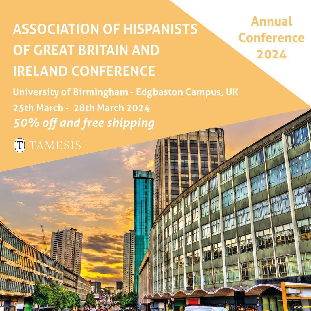 boydellbrewer's tweet image. Day 1 at #AHGBI2024! If you wish to publish with us, this is the perfect opportunity to speak to our Hispanic Studies editor @megans_morsels, as well as receive 50% off &amp;amp; free shipping on our #Tamesis books! See you around @AHGBIconference😊 #BookConference #AcademicPublishing