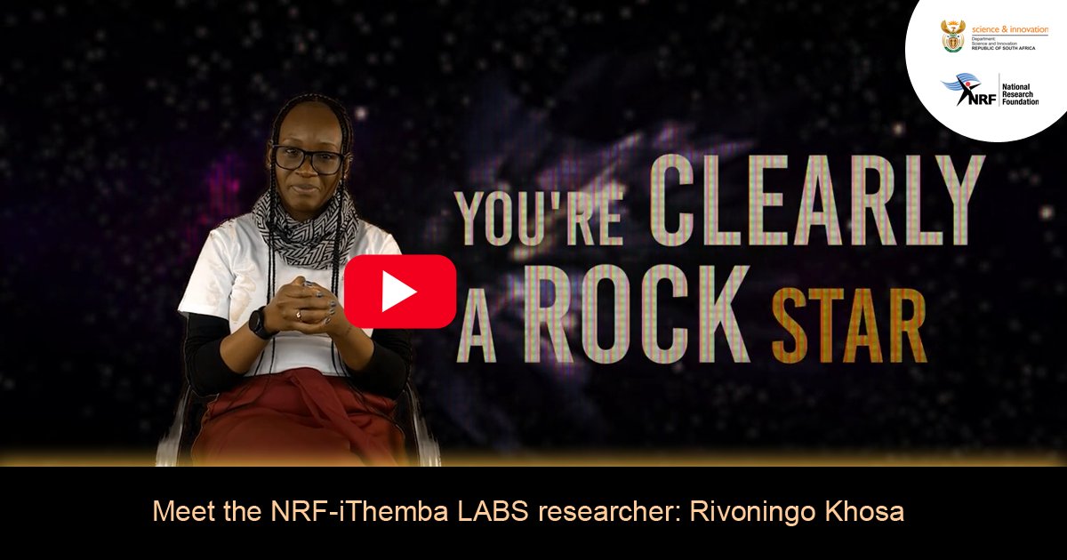 WATCH: Meet the NRF-iThemba LABS researcher: youtube.com/watch?v=QwDyie…

Research scientist, Rivoningo Khosa, “listens and talks to rocks”. She is part of the cosmogenic nuclides team responsible for extracting quartz from rock samples inside the lab.