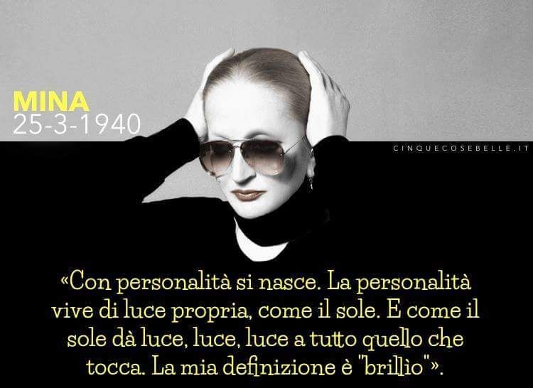 84 anni dalla nascita di Mina #mina #compleanno #citazione #musica #personalita #25marzo