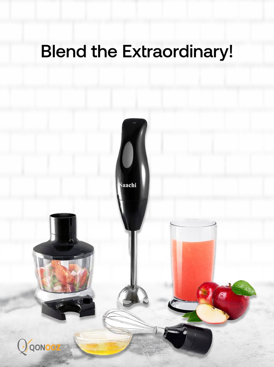 qonooz's tweet image. From soups to smoothies, make every blend a masterpiece!

#BlendMaster #KitchenMagic