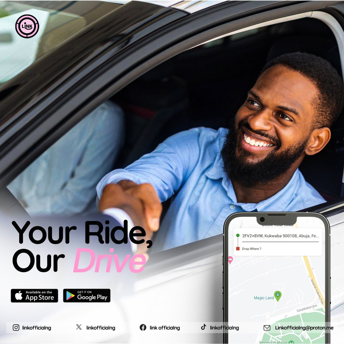 Experience the journey of a lifetime with LinkRide, your trusted rideshare service. With our user-friendly app, enhanced and reliable drivers, your destination is just a tap away. Join the community today, check out our the and see what's up, link is in the bio. #MondayMorning
