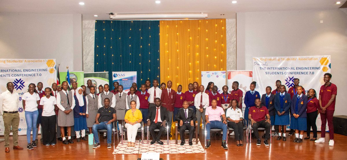 To a successful 7th edition of the International Engineering Students Conference held by @esa_uonbi Huge thanks to all our partners and every stakeholder involved.