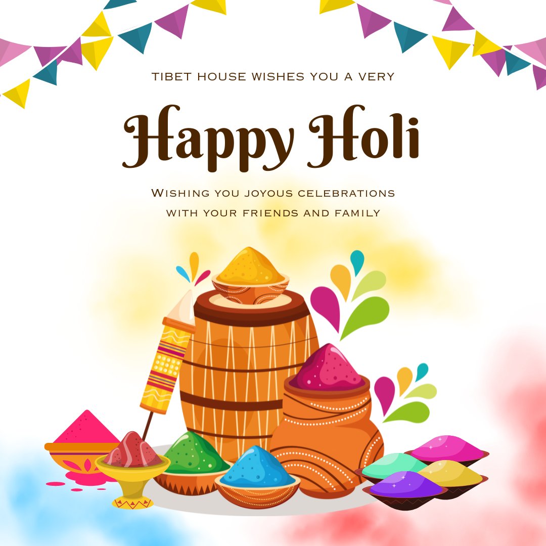 Happy Holi to our Indian Friends! भारतीय मित्रों को होली की हार्दिक शुभकामनाएँ! #Holi2024