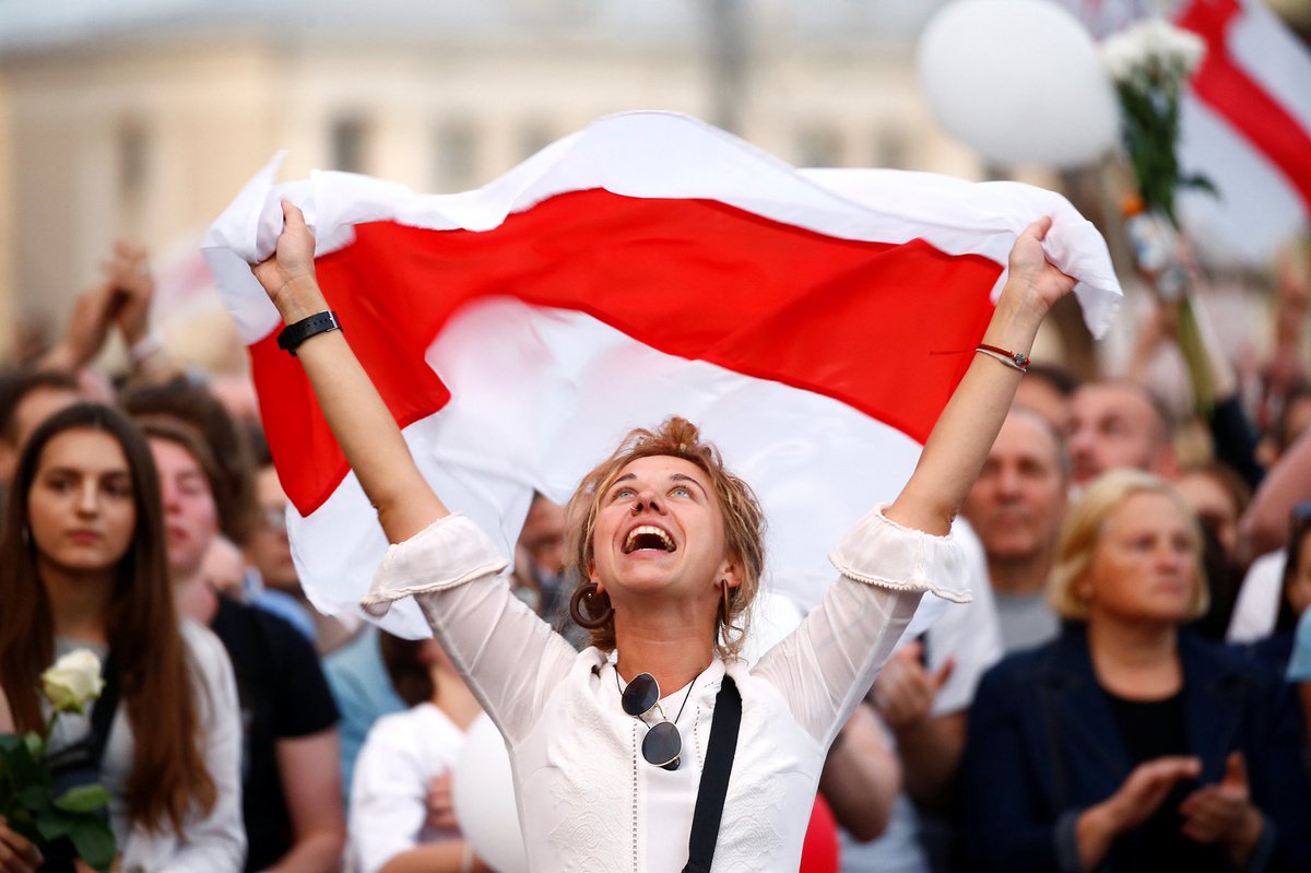 Belarusians celebrate the day of freedom, which is only a vision for people living under the oppression of a dictator. It’s a hope that suffered in prisons and exile, it’s a belief in truth and justice in the world. It’s reminder and commitment to the free world. #ЖывеБеларусь!