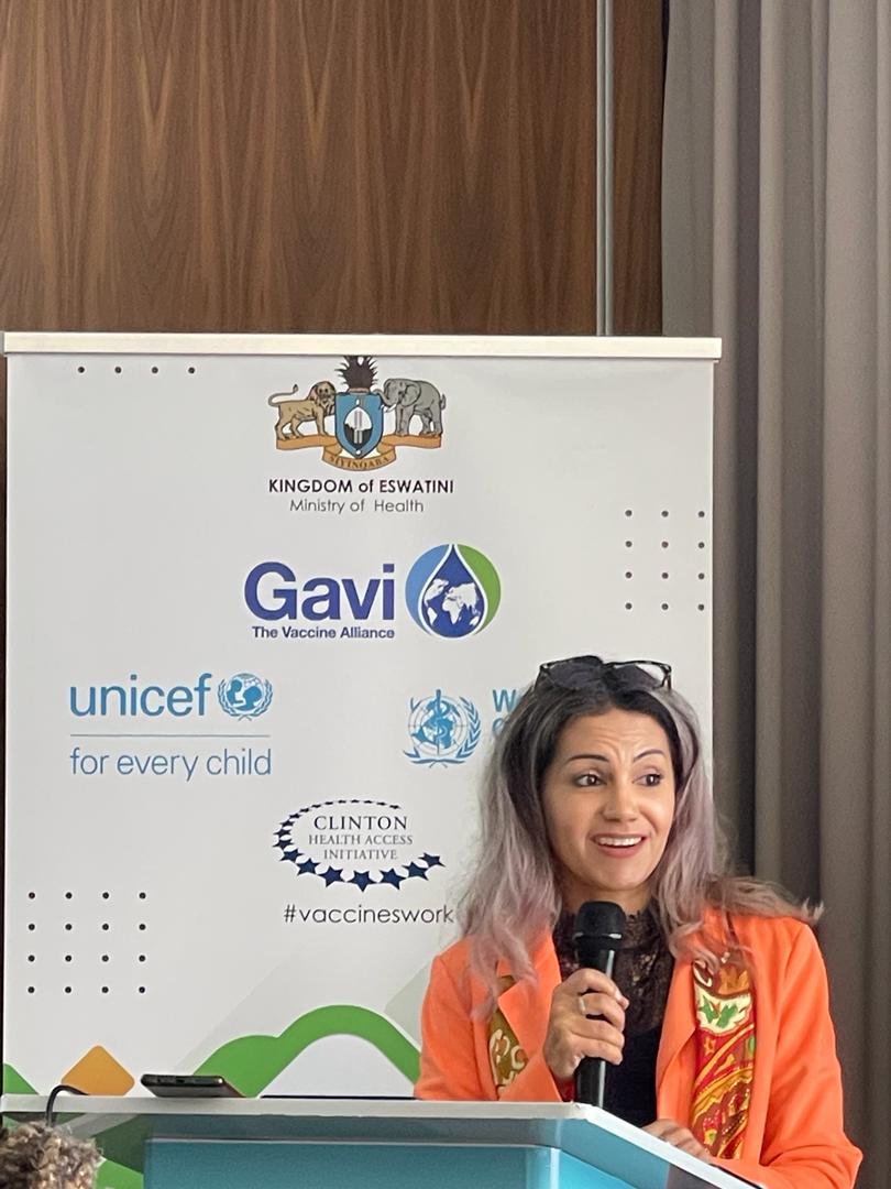 Dr Daly's @gavi secretariat representative speaking at the launch of the Gavi Alliance support to the kingdom of Eswatini through core partners @Unicef_Swazi, @WEswatini and @CHAI_health #VaccinesWork #VaccinesSaveLives