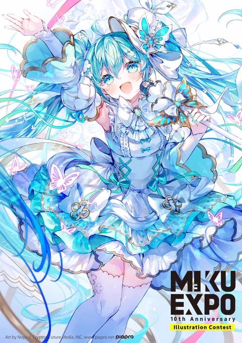 HATSUNE MIKU EXPO 10th Anniversary Illustration Contest の応援イラストがアニメイトLA店で展示されます!世界各地のアニメイト海外店舗でグッズ販売の予定もあるので是非見てみてください!▼詳細はこちら! #MIKUEXPO10th #初音ミク #pixiv 