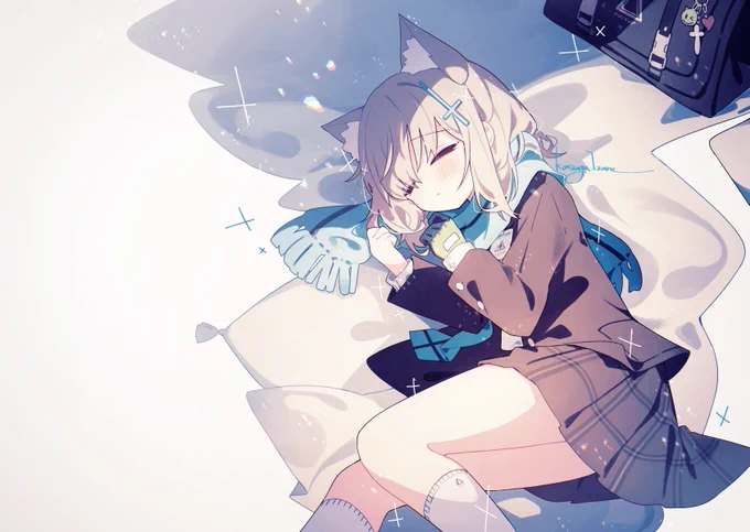 すやすやシロコちゃん 