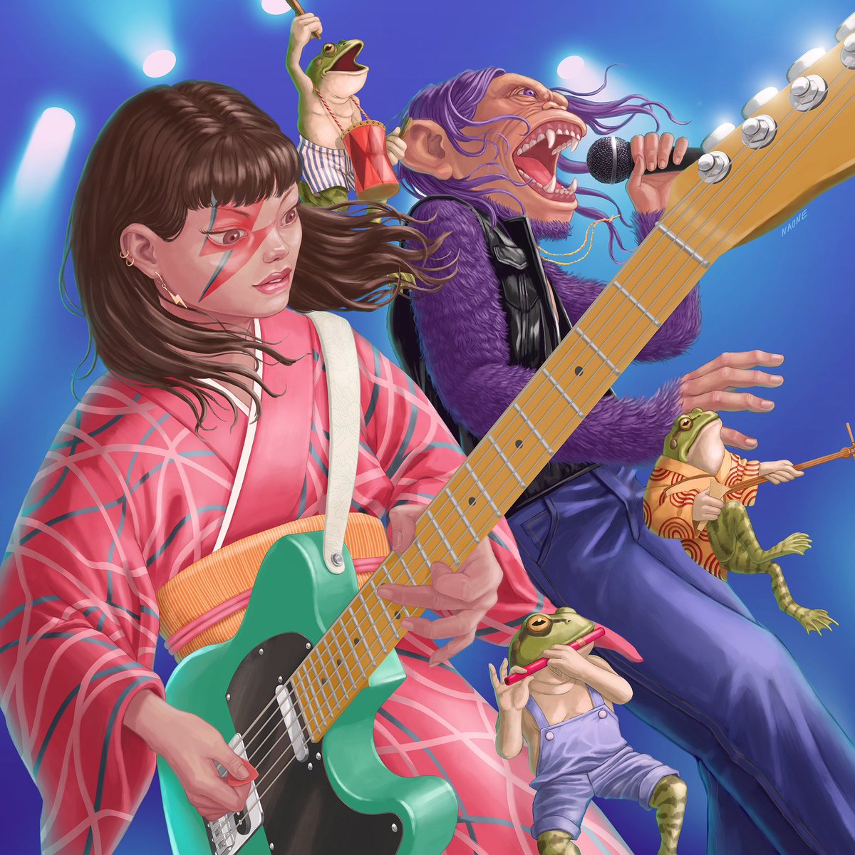 Good morning frens🌈
Have a great day❤️

#illustrationart #painting #artist #DigitalArtist #digitalpainting #guitars #illustration #ArtistOnTwitter #nftcollector #NFTCommunity