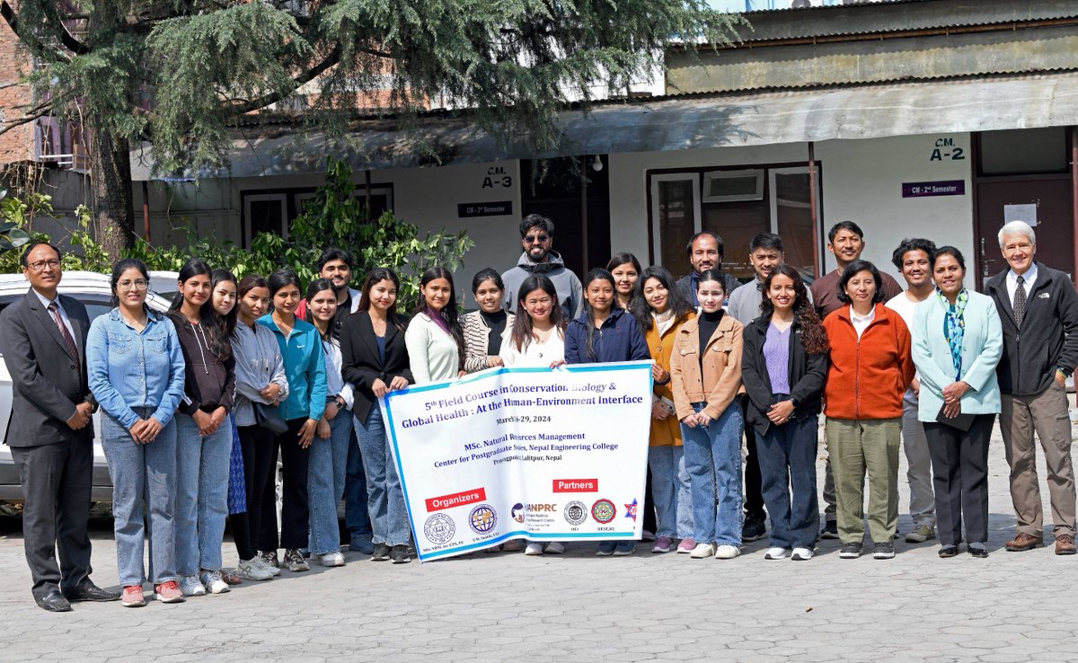 Finishing up the 1st day of our annual Field Course with  a wonderful group of 25 participants from 11 institutions around Nepal. Special thank you to my colleague and field course organizer, Dr. Narayan Koju and the Nepal Engineering College for hosting the program.  <a href="/Wa_NPRC/">Washington National Primate Research Center</a>