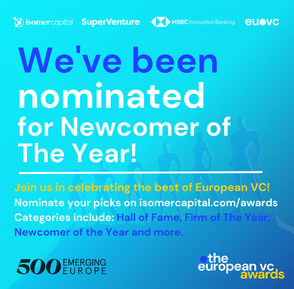 Enis Hulli🎙 (@enishulli) on Twitter photo 📣We’ve been nominated as a finalist for <a href="/the_euvc/">The European VC</a> 𝐀𝐰𝐚𝐫𝐝𝐬 𝐚𝐬 𝐅𝐢𝐫𝐦 𝐨𝐟 𝐭𝐡𝐞 𝐘𝐞𝐚𝐫! We are not the largest or the most profitable fund out there but our emojis set us apart🗳️
🎖️As a backup plan (to keep things interesting), we've also snagged a nomination for the 📣We’ve been nominated as a finalist for <a href="/the_euvc/">The European VC</a> 𝐀𝐰𝐚𝐫𝐝𝐬 𝐚𝐬 𝐅𝐢𝐫𝐦 𝐨𝐟 𝐭𝐡𝐞 𝐘𝐞𝐚𝐫! We are not the largest or the most profitable fund out there but our emojis set us apart🗳️
🎖️As a backup plan (to keep things interesting), we've also snagged a nomination for the