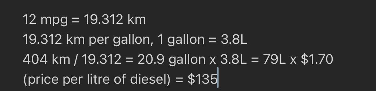 no this is the math, i have enough $ to afford it from ottawa to toronto