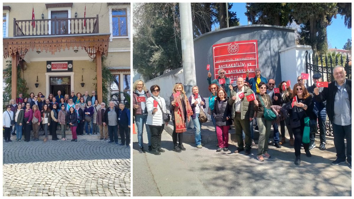 İzmir’in değerli gazetecilerinden A. Nedim Atilla’nın rehberliğinde hafta sonu Müzemizi ziyaret eden tur grubuna çok teşekkür ederiz. 🇹🇷 💯