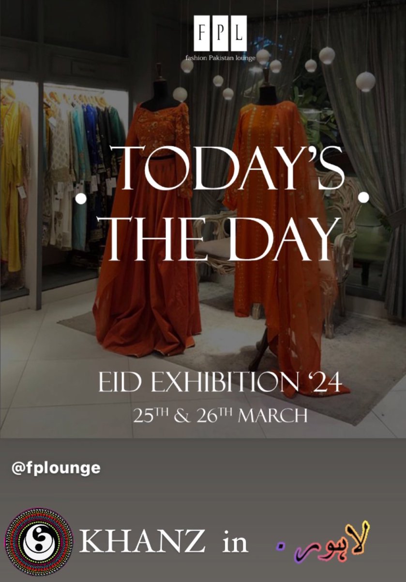 Khanzdesigns's tweet photo. Make the right choice with sustainable wardrobe solutions from KHANZ, exhibiting in Lahore on the 25th and 26th of March at FPL https://t.co/QOnhtAb3dT