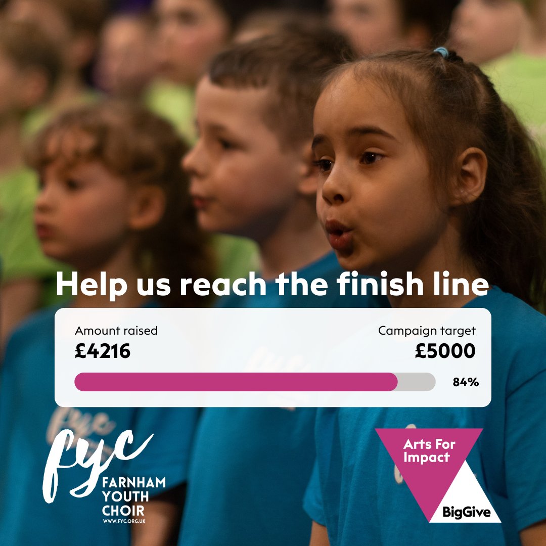 Can you help us reach the finish line? We've got 24 hours to go and we're at 84% of our target. Sharing this post could make all the difference! Double your donation to our bursary fund at donate.biggive.org/campaign/a0569…