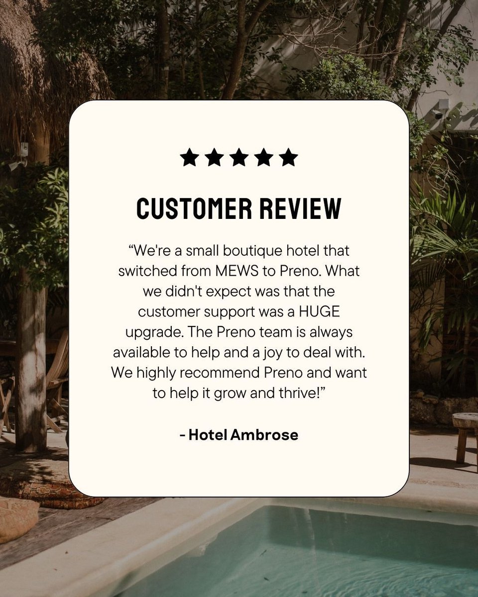We love helping small hotels on their journey and that's why we we offer top-notch customer service 😍 We're here to help, 24/7!