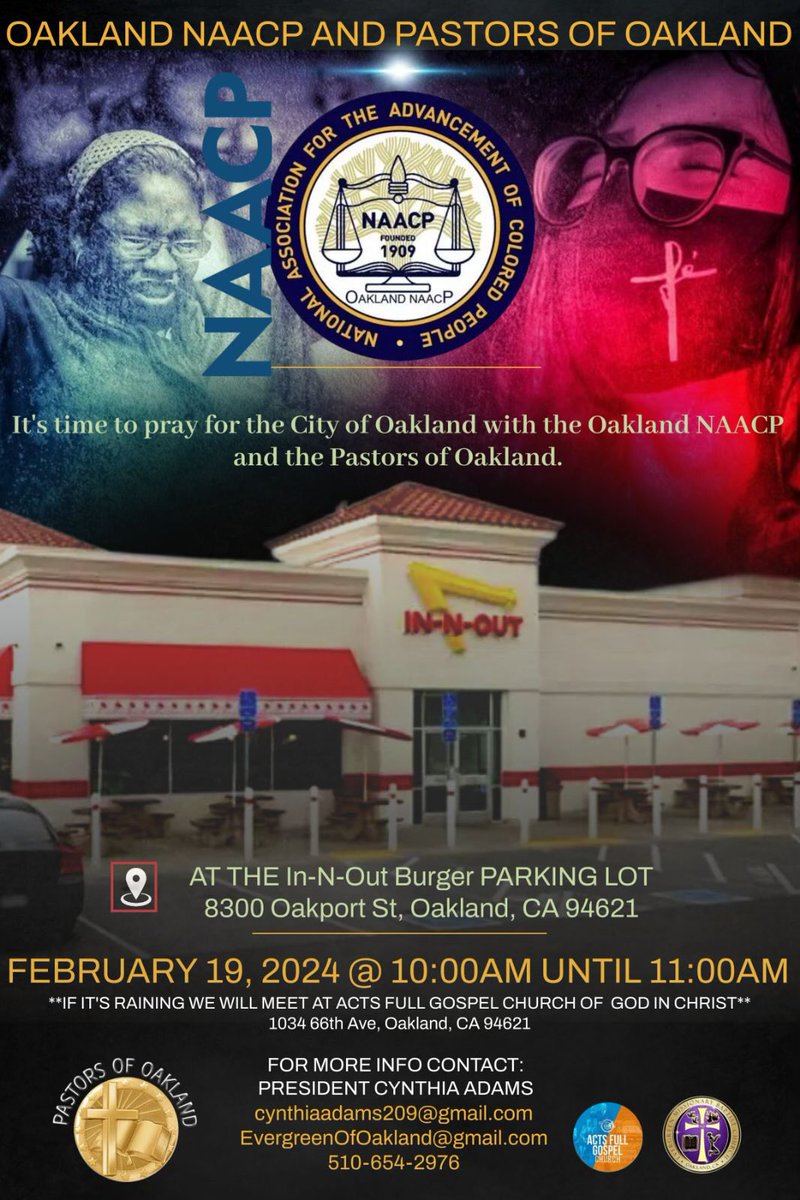 Of all the weird things that will happen in 2024, it's going to be hard to top the Oakland NAACP doing an interfaith prayer vigil for a closing In-N-Out location.