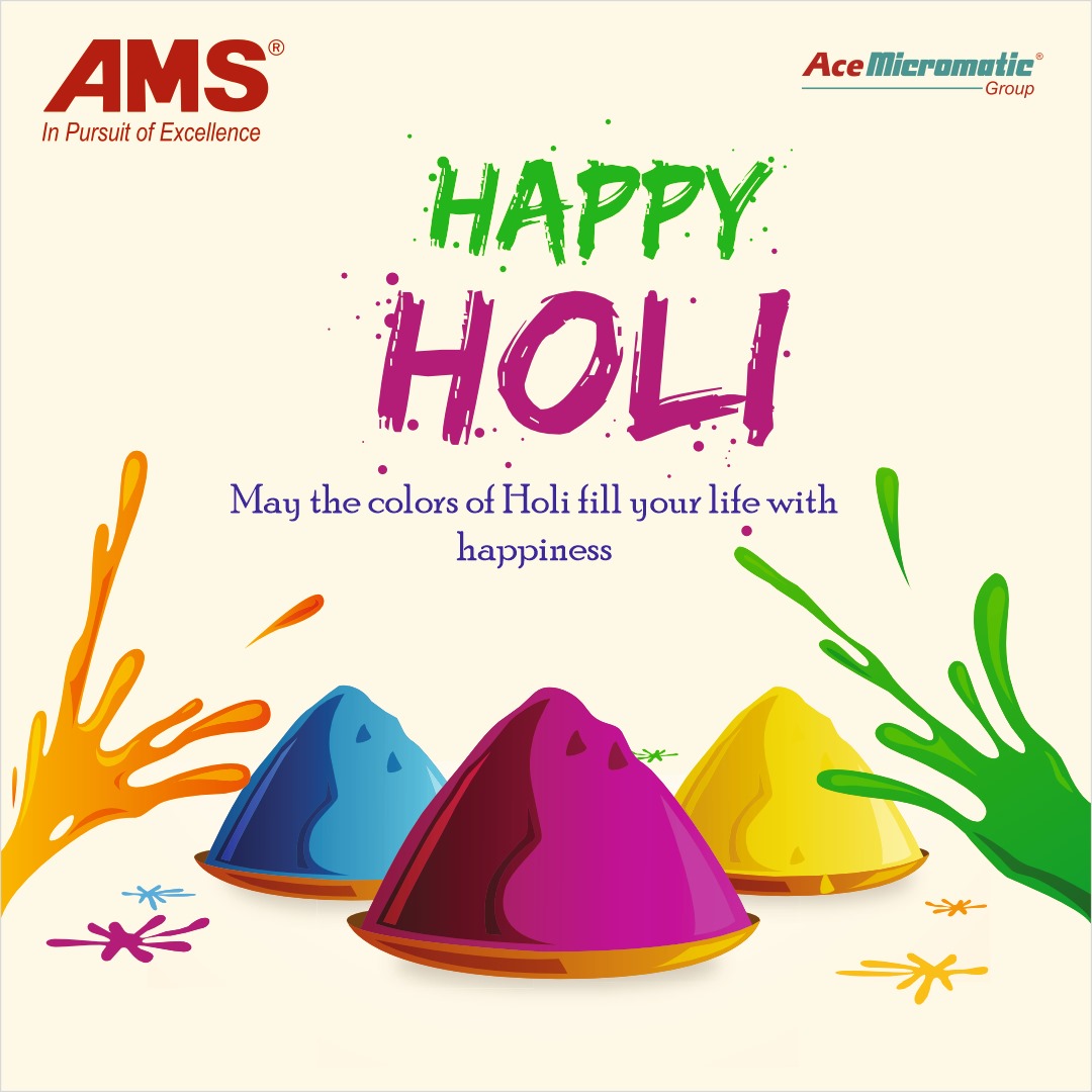 May the colors of Holi fill your life with happiness. Happy Holi.

#holi #AceMicromatic #celebration #cncmachining #manufacturing