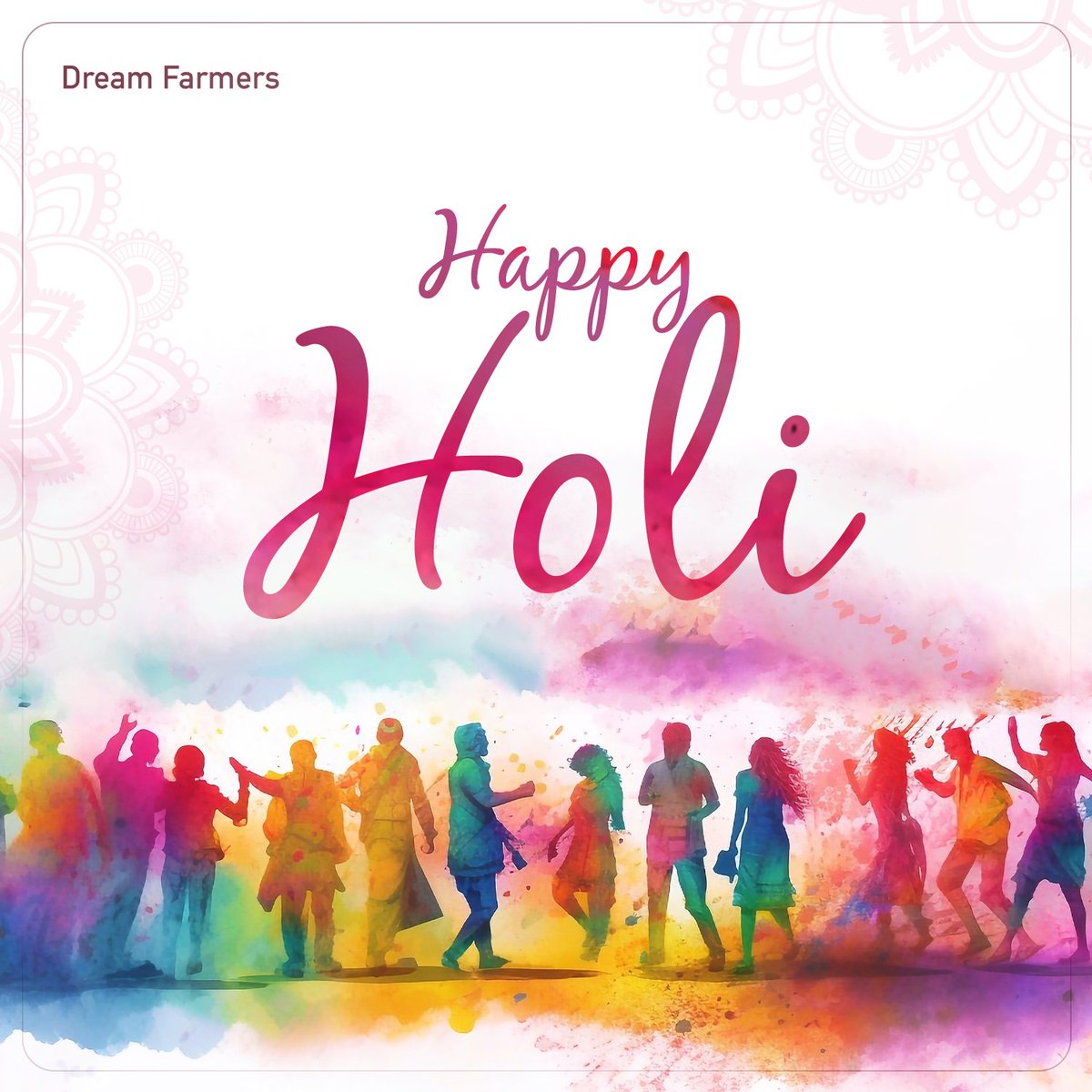 Let the spirit of Holi bring positivity, prosperity, and harmony into your lives. Wishing you all a Holi filled with brightness and blessings! Happy Holi ✨ #HappyHoli 🌈✨