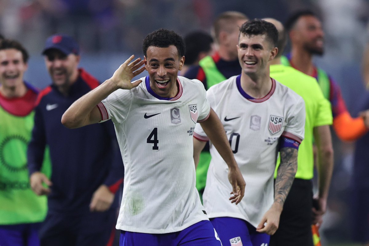 soccerdotcom's tweet photo. Back to Back to Back 🏆🏆🏆

@USMNT 3-peat as @CNationsLeague champions! https://t.co/wfoCYuACBg