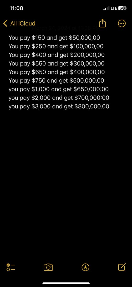 It’s a new week so I hope you DM today so you can have your money claimed