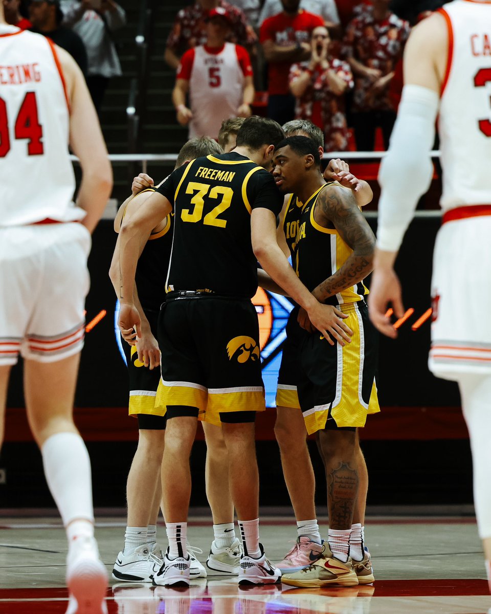 Thank you for your support all season. Final | Utah 91, Iowa 82 #Hawkeyes