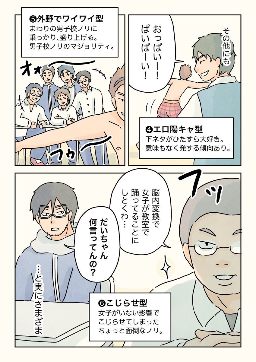 男子校ノリ。(1/3)

#男子校の生態 #漫画が読めるハッシュタグ 
