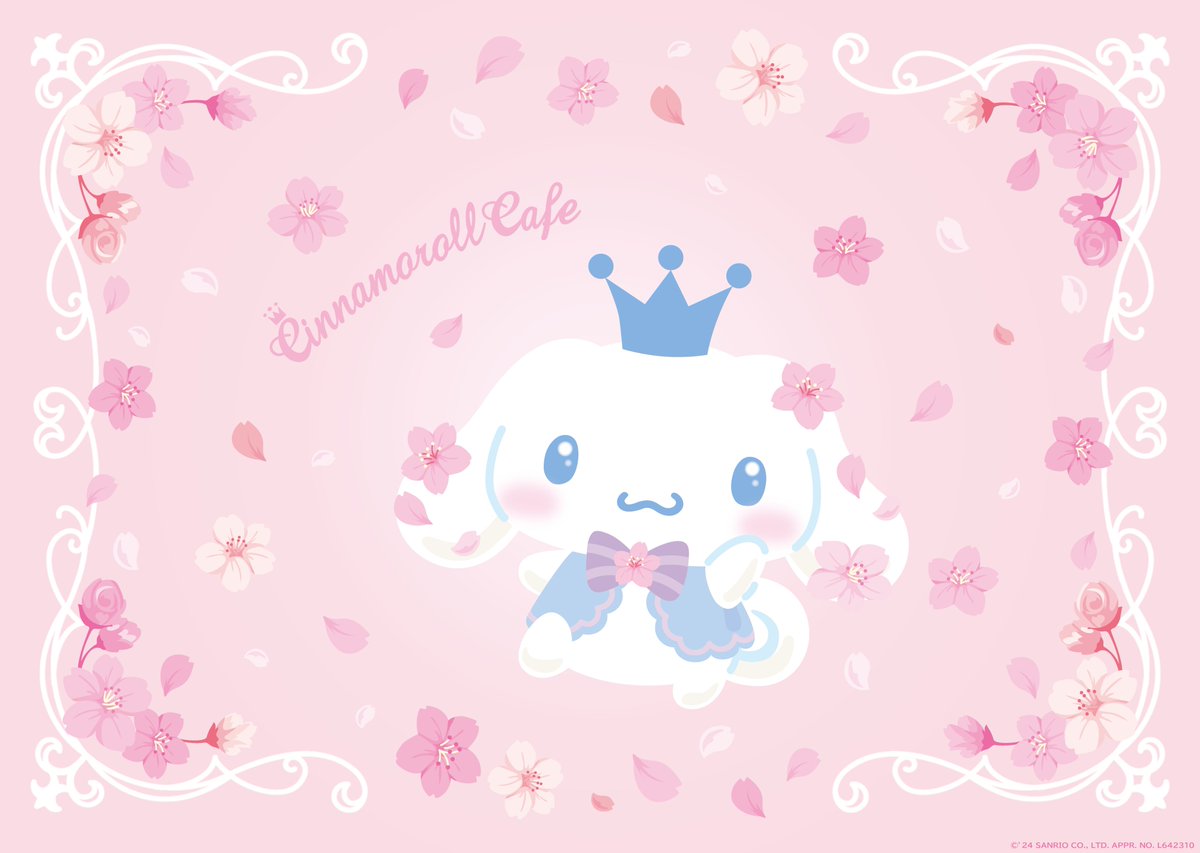 シナモロールカフェ 春イベント2024 ／ 🌸4/1(月)-5/15(水) 期間限定