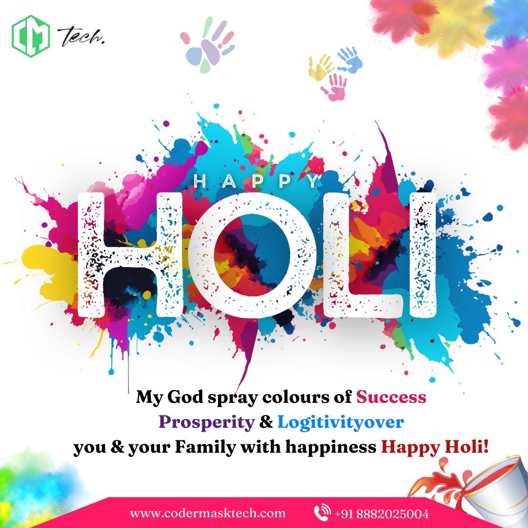 Codermask_Tech's tweet image. Wishing you a Holi 🌈filled with vibrant hues and joyful moments! 

Happy Holi 

#holiday #HappyHoli #holiday #codermasktech #holy #Holidayseason2024 #holihai #holicelebration #holidays2024 #holidaywithfamily