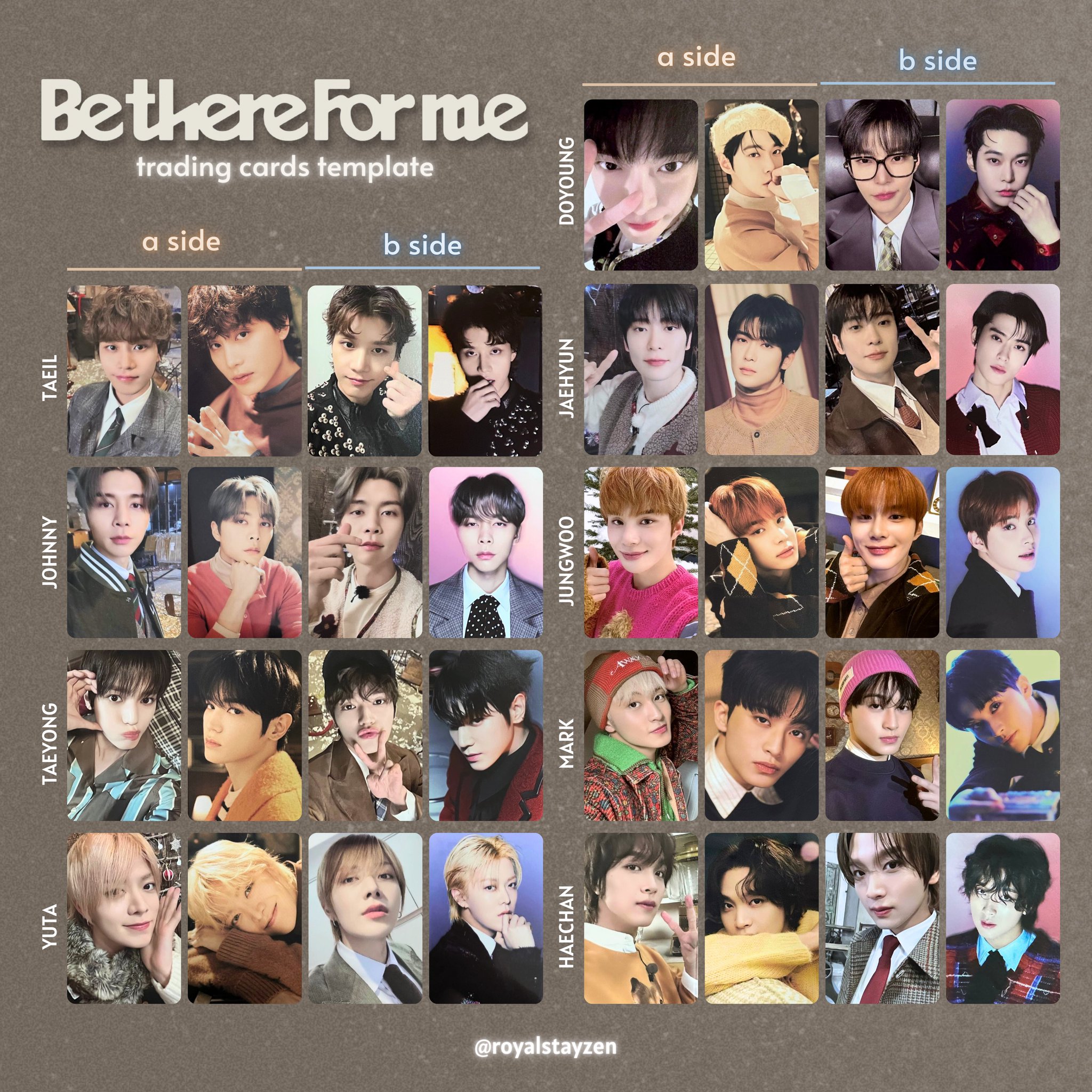 nct127 be there おしゃ for me md ジャニ トレカ