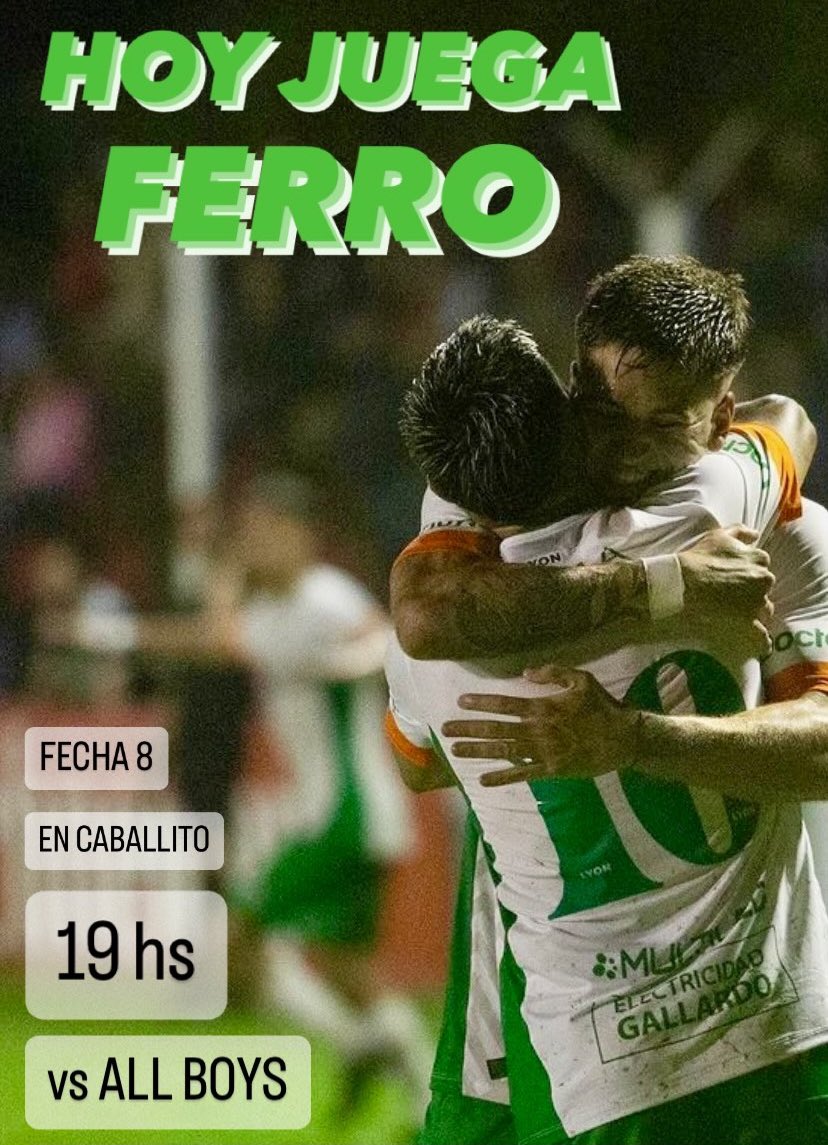 NachodeFerro's tweet image. En Caballito vs ALL BOYS - 19 hs