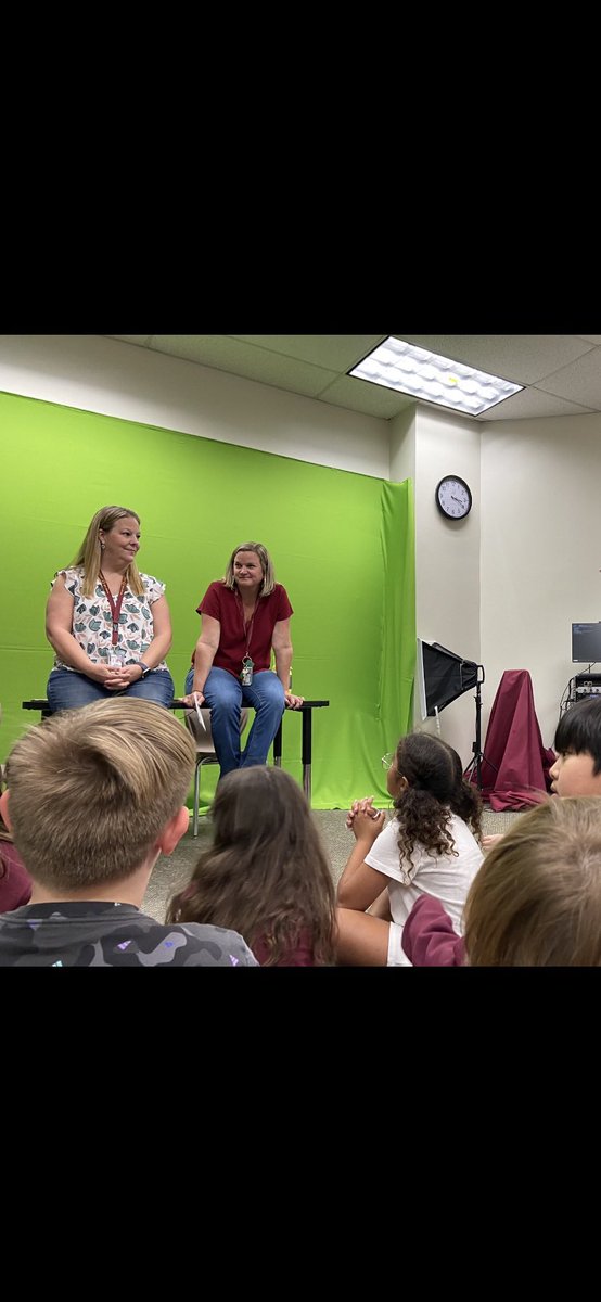 Thank you, Mrs. Hernandez and Mrs. Gillaspia, for answering our leadership questions at our meeting! #HayesHawks