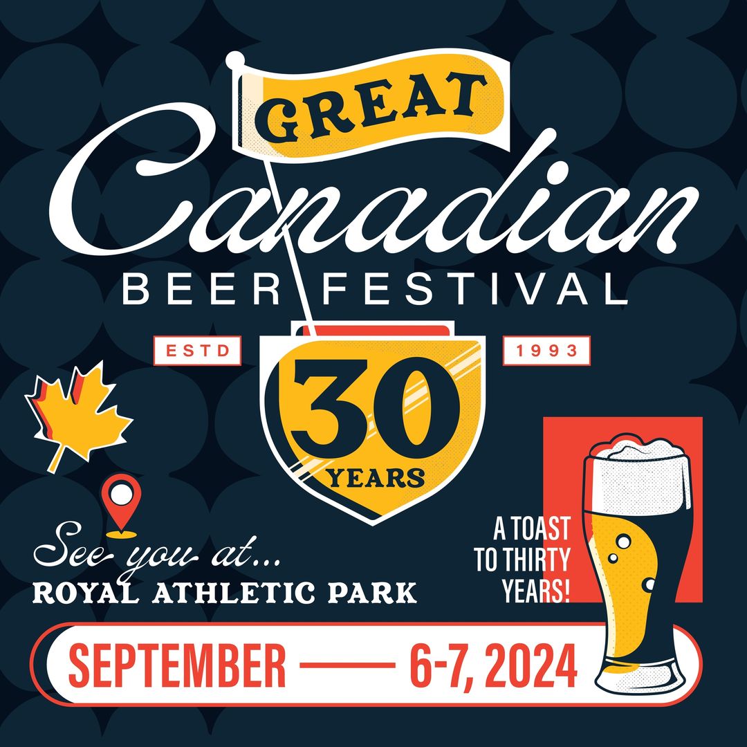 Get ready, B.C.—this September, Canada’s oldest beer festival is turning 30! The Great Canadian Beer Fest is back September 6th and 7th at Royal Athletic Park in Victoria! Tickets go on sale in June! Follow @GrCANBeerFest and @vicbeersociety for more. 🍻