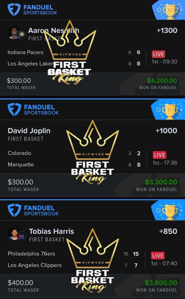 BTBSupport's tweet image. SUNDAY SERVICE 🙏🙏🙏 (@JPWVOH) #FirstBasketKing👑

+500✅
+650✅
+650✅
+850 ✅
+900✅
+1000✅
+1000✅
+1300✅

Whop.Com/beat-the-books